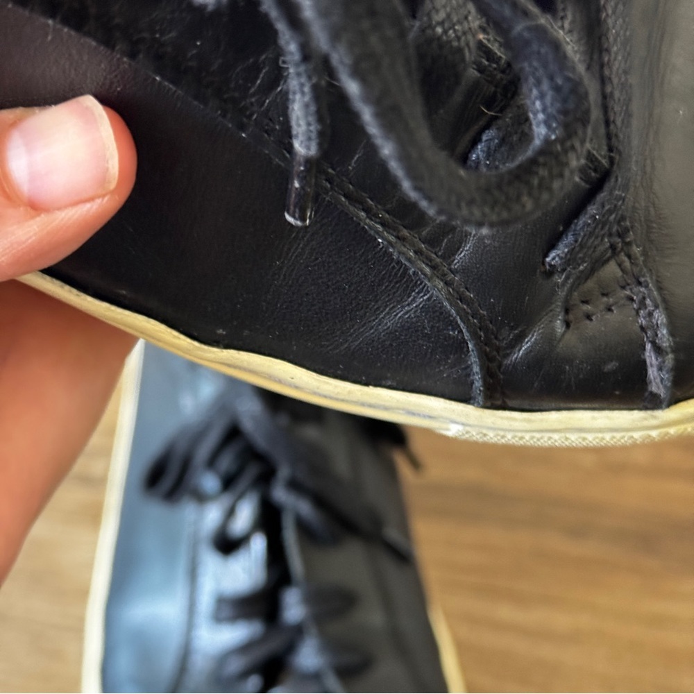Beckett Simonon black leather sneakers size 44 US 10 - Picture 10 of 14